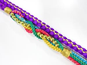 正絹　振袖用　手組帯締め